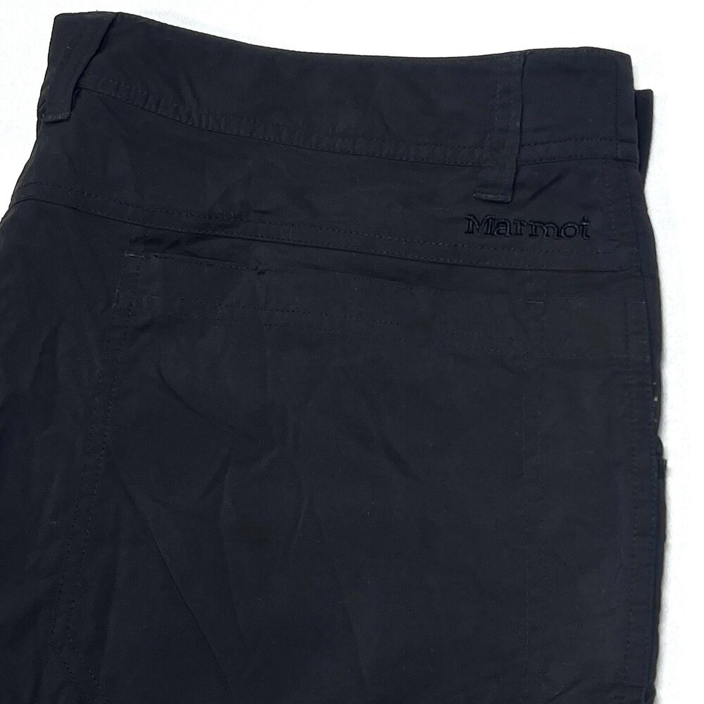 Marmot Men‎ Black Nylon Elastane Hiking Pants Zip 5 Pocket Outdoors Size 40X30
